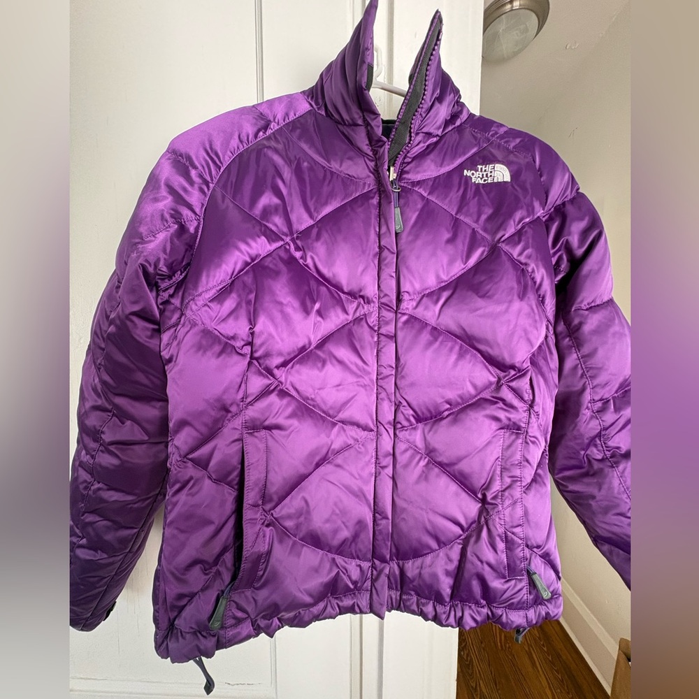 North Face 550 Puffer bomber jacket Purple S/P